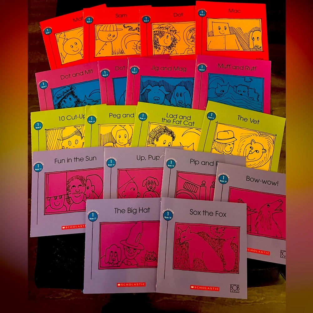 Bob books. Books 1 through 18